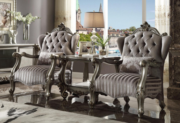 Noble Designer Klasyczny stolik kawowy Stolik Tabela Drewno Baroque