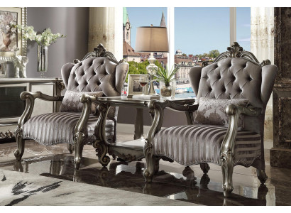 Noble Designer Klasyczny stolik kawowy Stolik Tabela Drewno Baroque