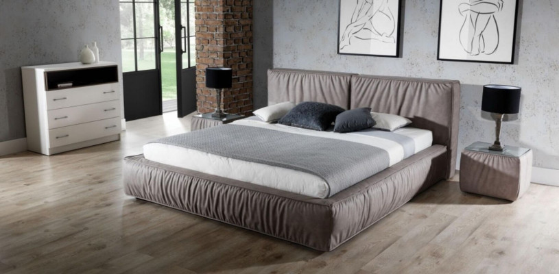 Stolik nocny Brown Drewno Meble Design Stolik Sypialnia Tabela