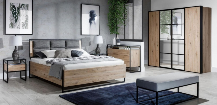 Kredens Loft Brązowe Drewno Meble Design Kredens 120cm Kredens Szafa