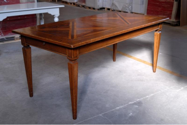 jadalnia stoły Design Tabela Drewno Meble Stół obiadowy Solidne drewno Meble