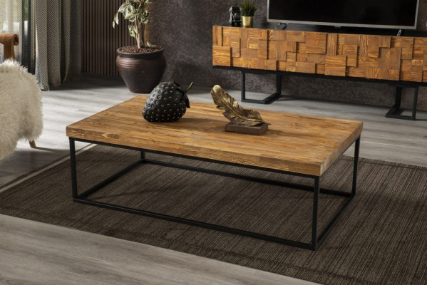 Loftowy stolik kawowy Design Meble Tabela 120x80 Do Salonu Drewniany Stolik Stoliki do kawy