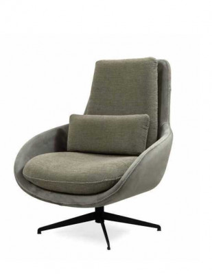 Stylowy designerski fotel meble do salonu w nowym luksusowym zielonym kolorze