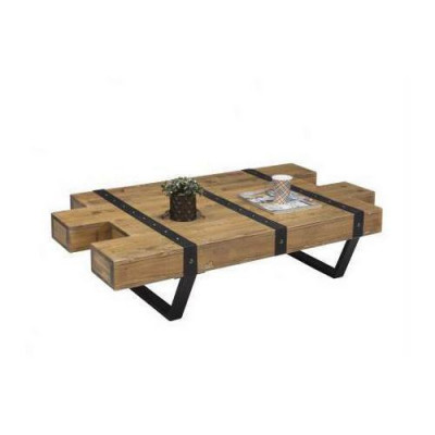 Loftowy stolik kawowy Design Meble Tabela 130x80 Do Salonu Drewniany Stolik Stoliki do kawy
