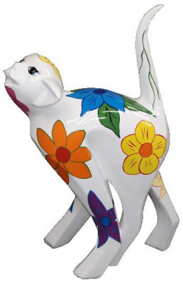 Abstrakcyjna figura małpy 55cm Abstrakcyjna dekoracja kolorowych rzeźb i posągów