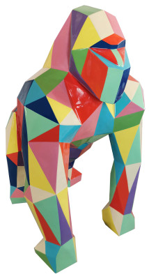 Gorilla Design Rysunek Statua Nowoczesne Figury Posągi Dekoracja Dekoracja Ogród Nowość