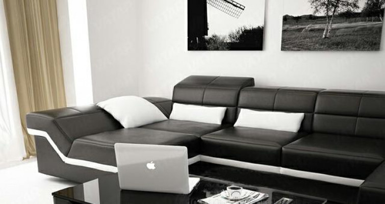Duża kanapa skórzana Podkładka nowa skórzana sofa xxl sofa Narożnikowa kanapa Żywy krajobraz