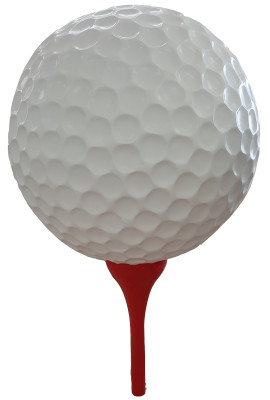 Dekoracyjne figurki nowoczesne dekoracje figury ogrodowe rzeźba piłki golfowej