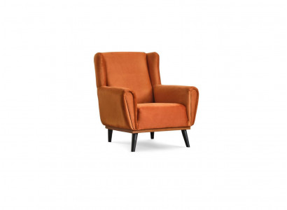 Fotel jednoosobowy 1 miejsce siedzące FabricFotel Orange Design ClubFotel Modern