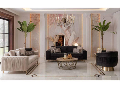 Schiker Zestaw sofowy Sofa 3+3 miejsce do siedzenia z Fotel dla Living Room New Design
