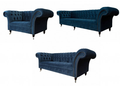 Zestaw sofowy 4+3+1 miejsce do siedzenia Zestaw Design Sofa Podkładka Couch Modern Luxury