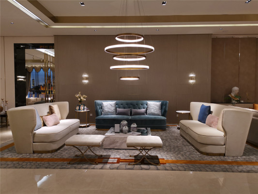 Design Luxury Couch 4 miejsce do siedzenia Podkładka Sofa - Meble do salonu w stylu włoskim