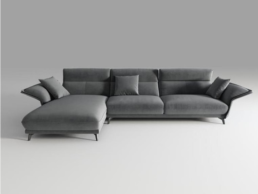 Sofa Materiał L-Shape Couch Żywy krajobraz Narożnikowa kanapa Ustawić Modern Design Couches