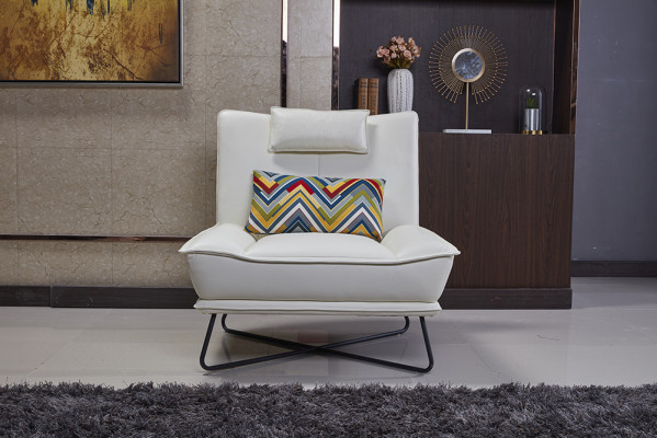 Luksusowe Krzesło Podkładka Cocktail Relaks Lounge Club Krzesła Meble Design Fotel Biały