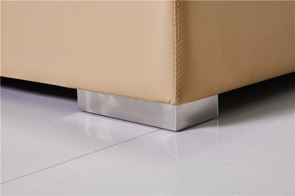 Skóra Modern Couch Żywy krajobraz Skórzana sofa Zestaw sofowy Sofa Kształt U