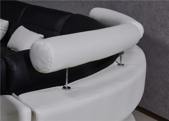Ustawić Żywy krajobraz L-Shape New Designer Sofa Kanapa Narożnikowa kanapa + Stołek Podkładka