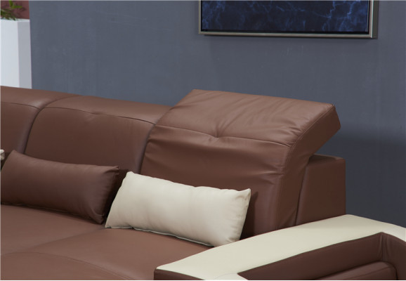 Żywy krajobraz U Form xxl Narożnikowa kanapa Sofa Couch Podkładka Ustawić Skóra Sofy Narożnik
