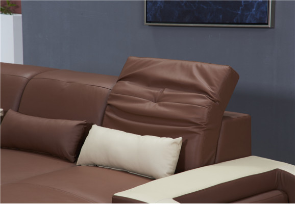 Żywy krajobraz U Form xxl Narożnikowa kanapa Sofa Couch Podkładka Ustawić Skóra Sofy Narożnik