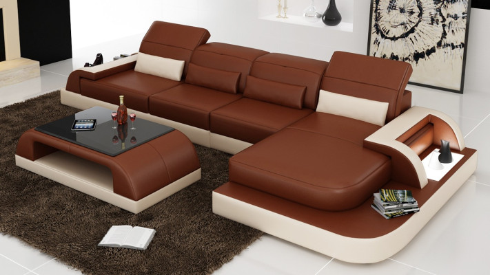 Kanapa Ustaw Podkładka Big xxl Sofy Kanapy Sofa Żywy krajobraz Narożnikowa kanapa + Tabela