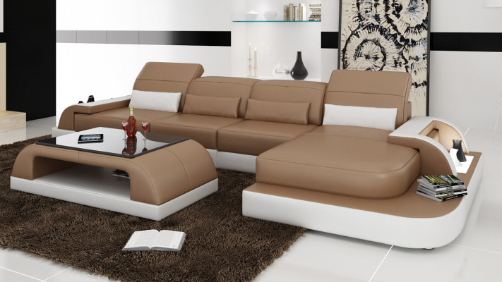 Kanapa Ustaw Podkładka Big xxl Sofy Kanapy Sofa Żywy krajobraz Narożnikowa kanapa + Tabela