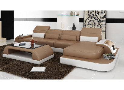Kanapa Ustaw Podkładka Big xxl Sofy Kanapy Sofa Żywy krajobraz Narożnikowa kanapa + Tabela