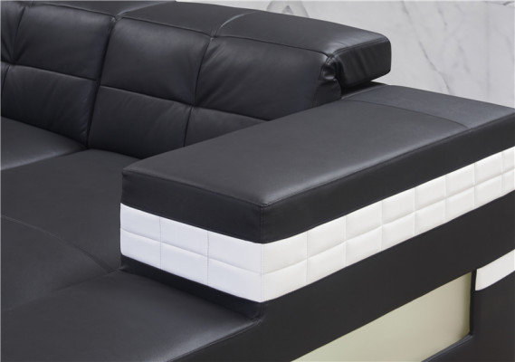 Kanapy Sofa Żywy krajobraz U Form Narożnikowa kanapa Kanapa Ustawić Podkładkę Big xxl Sofy