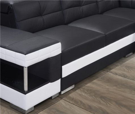 Kanapy Sofa Żywy krajobraz U Form Narożnikowa kanapa Kanapa Ustawić Podkładkę Big xxl Sofy