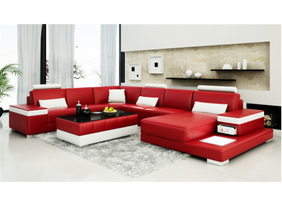Designerska Sofa Kanapa Narożnikowa kanapa Luksusowa Podkładka Ustaw Żywy krajobraz Kształt U New