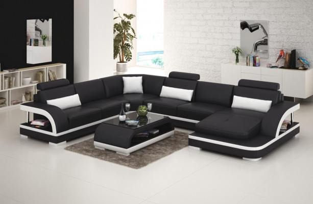 Designerska Kanapa Luksusowe Kanapy Skóra Sofa Siedziba Narożnik Ustawić Podkładkę Narożnik Kanapa Nowość