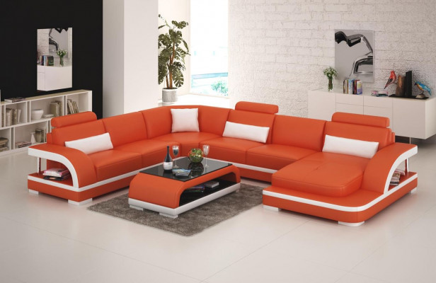 Designerska Kanapa Luksusowe Kanapy Skóra Sofa Siedziba Narożnik Ustawić Podkładkę Narożnik Kanapa Nowość