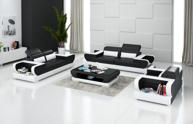 Zestaw sofowy 3+1+1 miejsce do siedzenia Zestaw Design Sofa Nowa Podkładka Kanapy Kanapa Modern Luxury