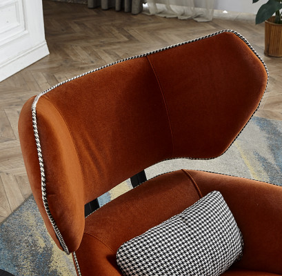 Lounge Luxury TV Club Podkładka miejsce siedzące Design Fotel Couch Sofa Relaks Materiał