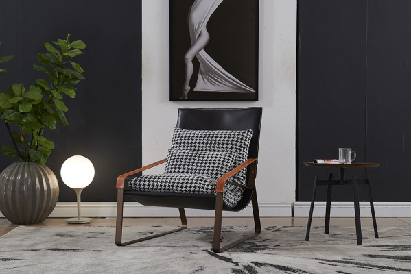 Fotel Design Couch Sofa Relaks Skóra Lounge Club Podkładka miejsce siedzące Luxury TV