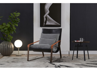Fotel Design Couch Sofa Relaks Skóra Lounge Club Podkładka miejsce siedzące Luxury TV