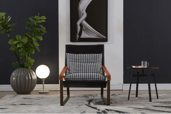 Fotel Design Couch Sofa Relaks Skóra Lounge Club Podkładka miejsce siedzące Luxury TV