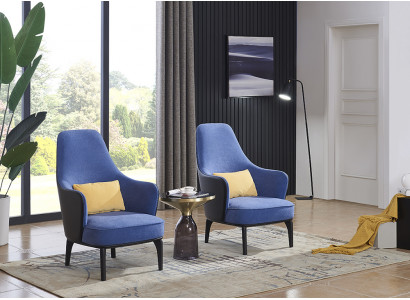 Lounge Luxury TV Club Podkładka miejsce siedzące Fotel Design Couch Sofa Relaks Materiał