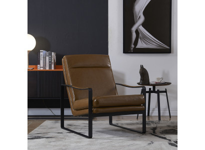 Fotel Design Couch Sofa Relaks Skóra Lounge Luxury TV Club Podkładka miejsce siedzące
