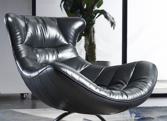 Fotel Design Couch Sofa miejsce do siedzenia Skóra Lounge Club Podkładka Luxury Ears Siedziba Relaks