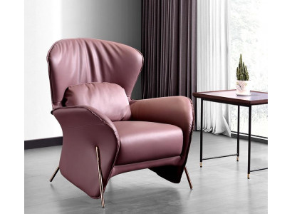Fotel Design Couch Sofa Relaks Skóra Lounge Club Podkładka miejsce siedzące Luxury Skóra S