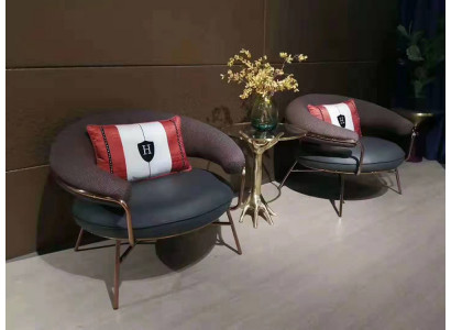 Design Fotel Luxury Krzesło Podkładka Cocktail Relaks Bar Lounge Club Krzesła Meble