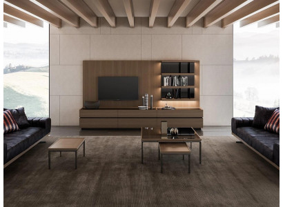 Meble Drewniane do Salonu Luksusowa Jednostka ścienna Nowoczesny Design Meble Nowe