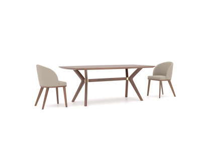 jadalnia dining group Stół obiadowy 4x Krzesza luksusowe umeblowanie nowoczesny design