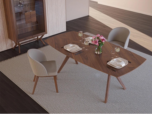 jadalnia dining group Stół obiadowy 4x Krzesza luksusowe umeblowanie nowoczesny design