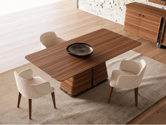 jadalnia Meble Luksusowy Stół obiadowy Nowoczesny Design Drewno Tabela Nowe umeblowanie