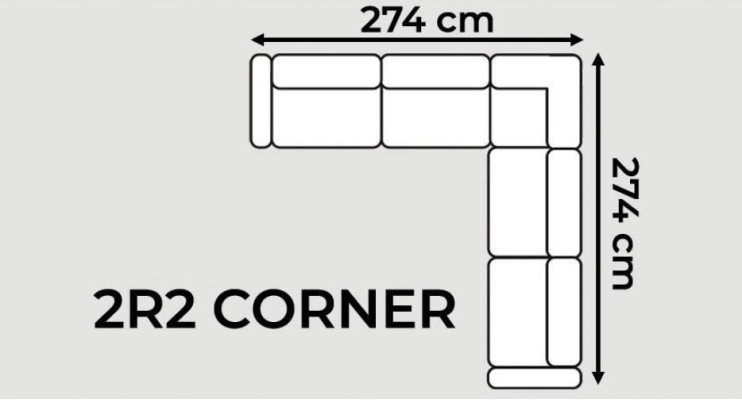 Sofa materiałowa Luksusowy zestaw materiałów narożny Salon Narożnikowa kanapa Sofy Sofa w kształcie litery L Narożnik