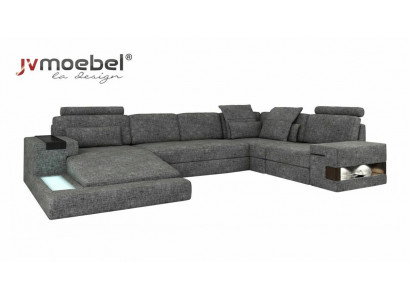 Narożnikowa kanapa Kształt U Design Nowoczesna Sofa Sofa Sofa Tekstylna Kanapa Żywy krajobraz New