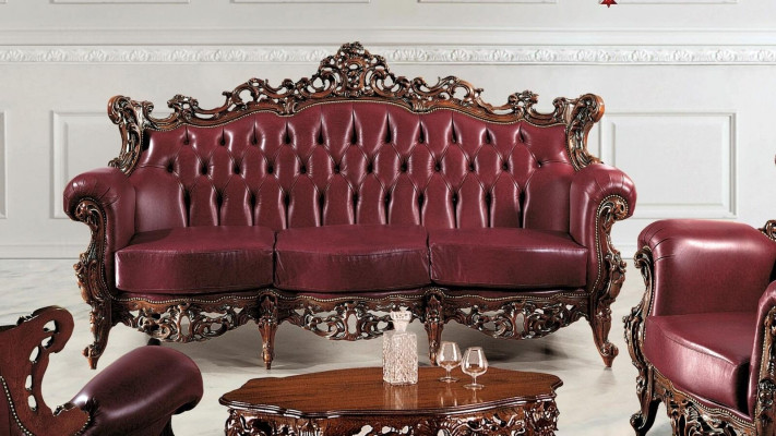 Chesterfield 3 miejsce do siedzenia Sofa Skóra Sofa Kanapy Luxury Design Italian Meble