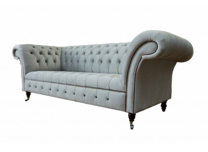 Designerska Sofa 3 miejsce do siedzenia Chesterfield Couch Podkładka Sofy Kanapy Meble