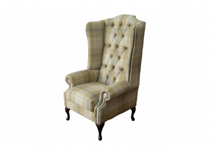 Fotel Couch Podkładka Siedziba Designer Włókienniczy 1 miejsce siedzące Podkładka Chesterfield