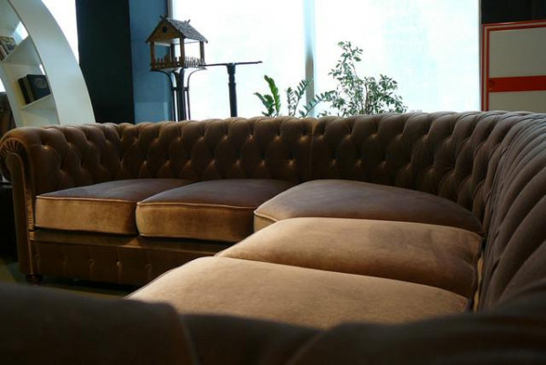 Narożnikowa kanapa Chesterfield Zestaw sofowy Narożnik Narożnik Couch Podkładka Siedziba Sofa Ustaw Nowość